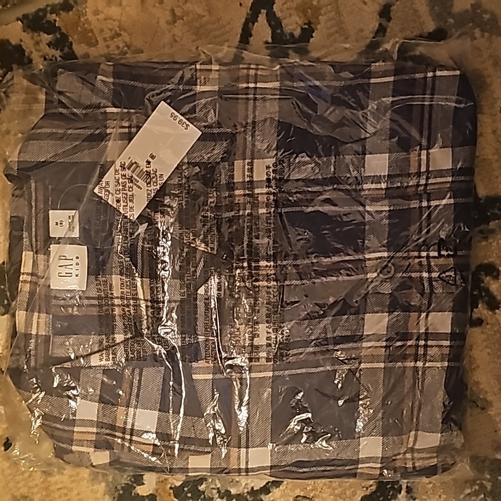 Boys gap flannel size 8